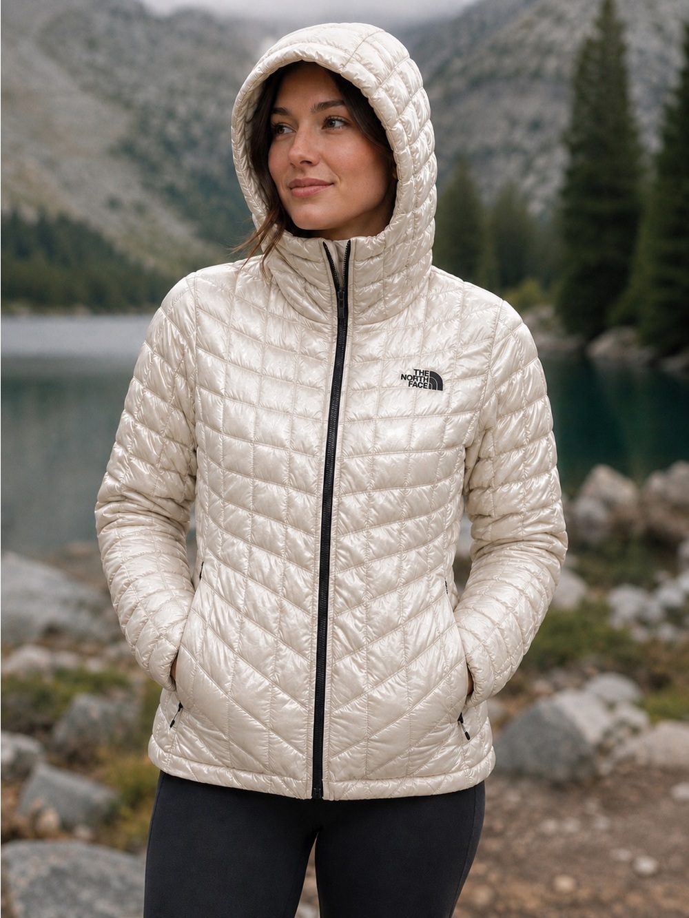 The North Face Women's S ThermoBall Hooded Insulated Lightweight Packable Jacket